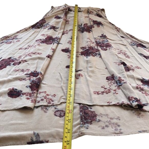 Free People Tree Swing Tunic Top Trapeze Floral Dress Size M - Picture 11 of 16